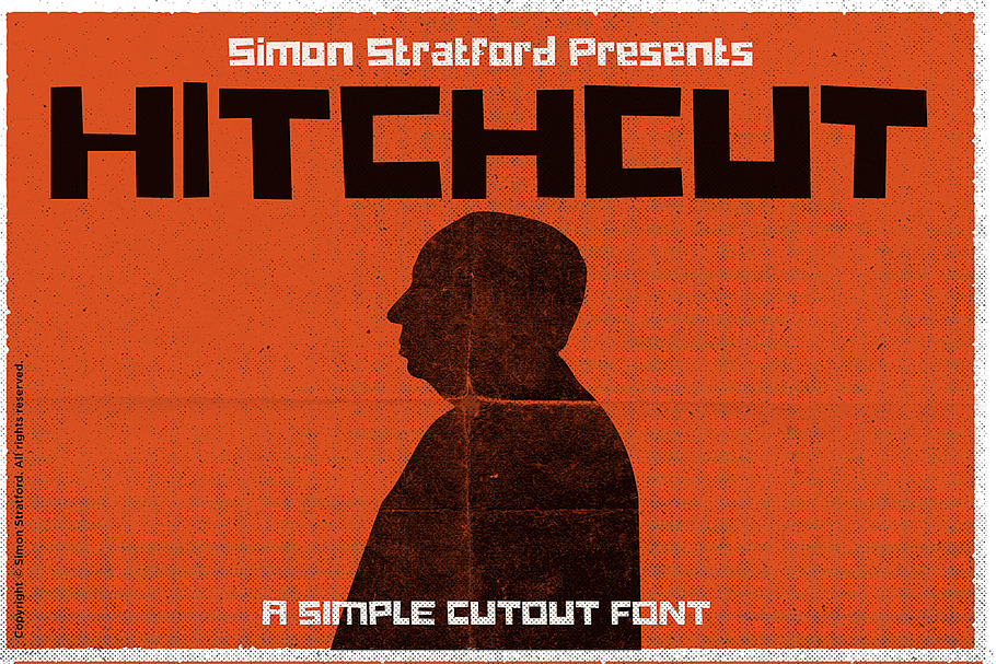 Hitchcut Display font