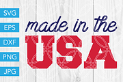 Made in the USA SVG 4th of July