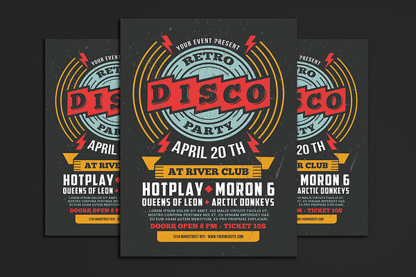 Retro Disco Flyer