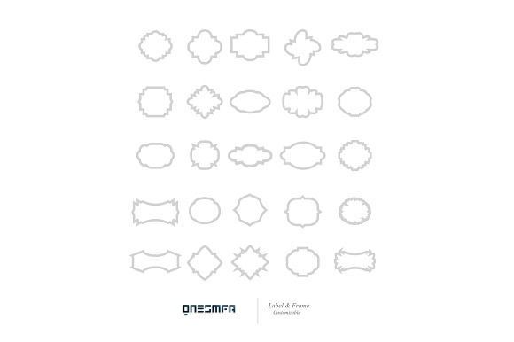 Frames & Brackets V3 in Photoshop Shapes - product preview 2