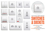 Switches and Sockets Set