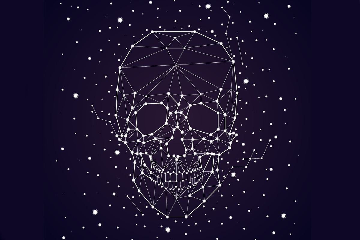constellation, skull in Illustrations - product preview 8