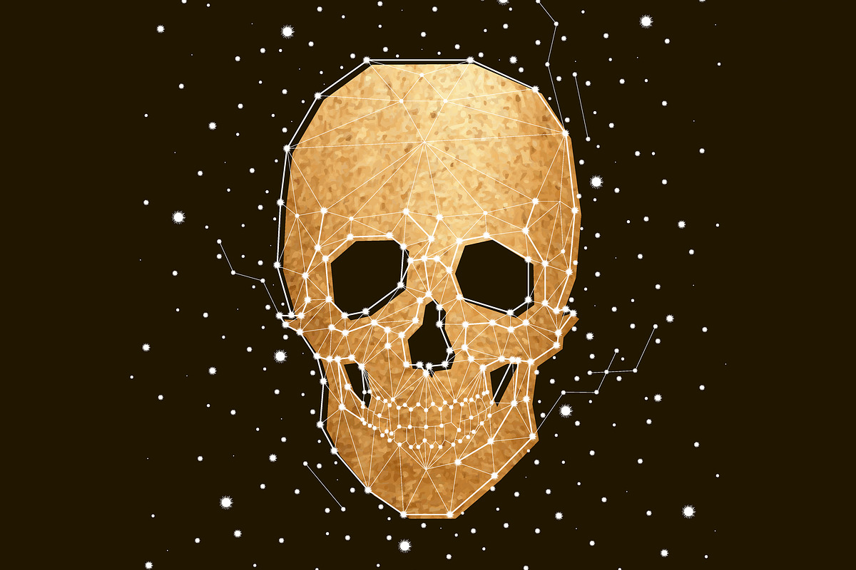 constellation, skull in Illustrations - product preview 8