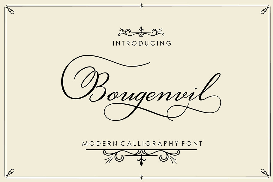 Bougenvil in Script Fonts - product preview 8