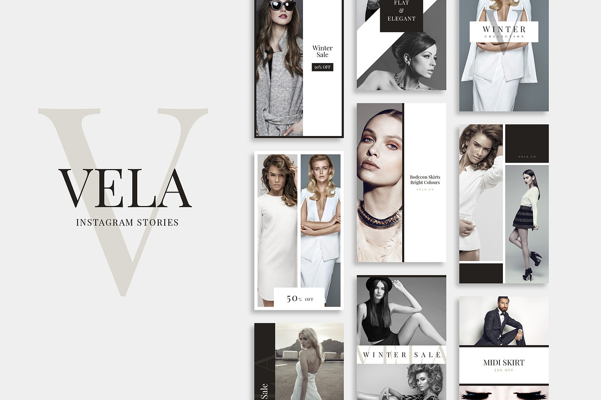 Vela Instagram Stories in Instagram Templates - product preview 8