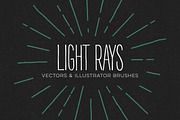 Vector Light Ray Brushes