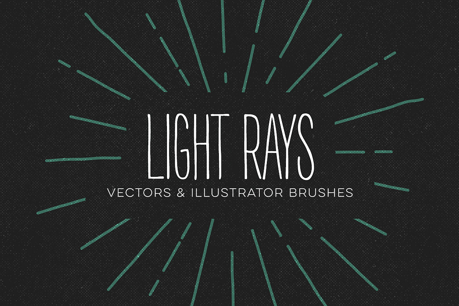 Vector Light Ray Brushes in Photoshop Brushes - product preview 8