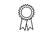 award line icon. vector illustration