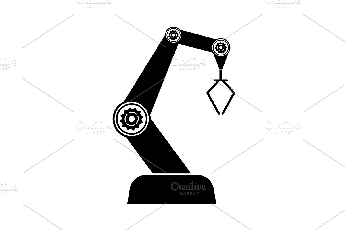 industry robot icon. vector  in Graphics - product preview 8