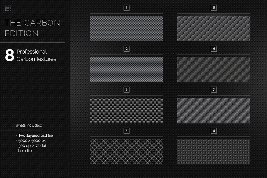 Carbon Textures in Textures - product preview 8