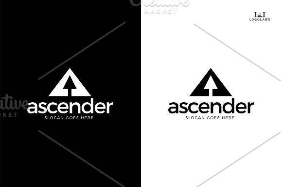Ascender - Letter A Logo in Logo Templates - product preview 1