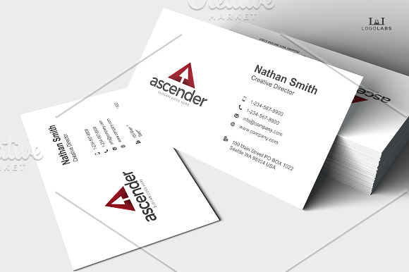 Ascender - Letter A Logo in Logo Templates - product preview 2