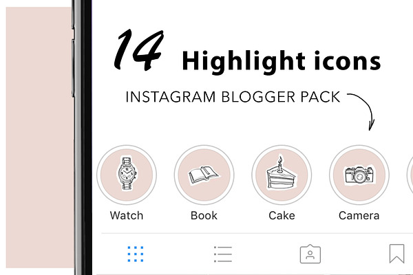14 Instagram Stories Highlight Icons