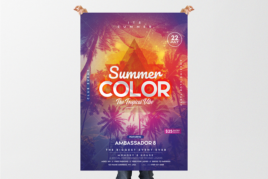 Summer - PSD Flyer & Invitation