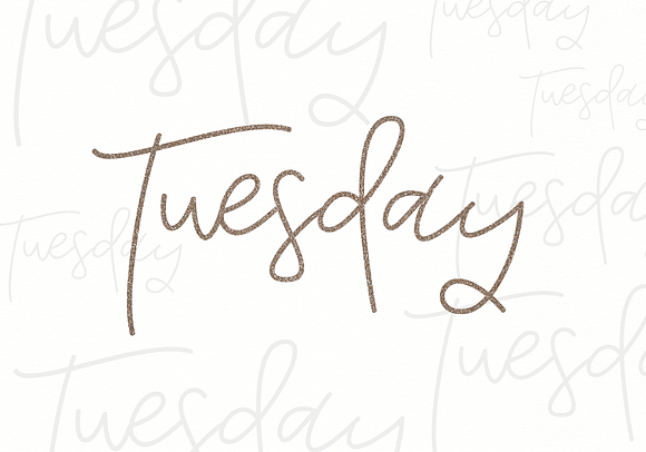 Tuesday - Handwritten Script Font in Script Fonts - product preview 6
