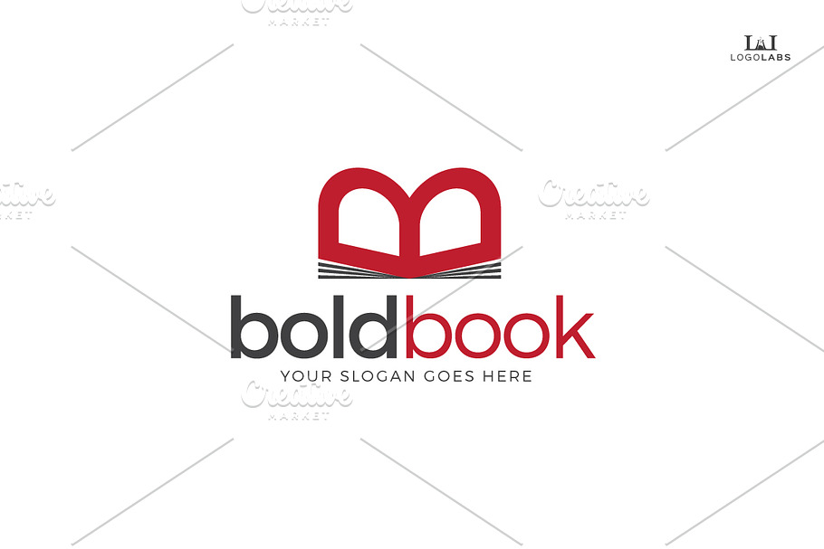 Bold Book Logo in Logo Templates - product preview 8