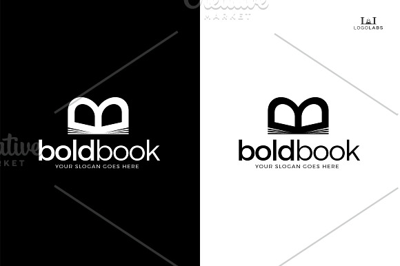 Bold Book Logo in Logo Templates - product preview 1