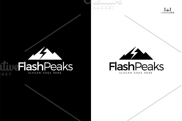 Flash Peak Logo in Logo Templates - product preview 1