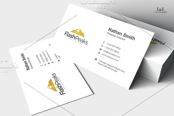 Flash Peak Logo in Logo Templates - product preview 2