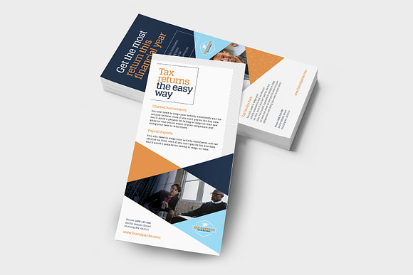 Tax Service DL Card Template in Card Templates - product preview 2