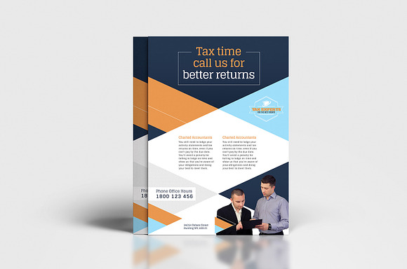 Tax Service Templates Pack in Flyer Templates - product preview 3