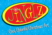 JINGLZ Cool, Colorful Christmas Art!