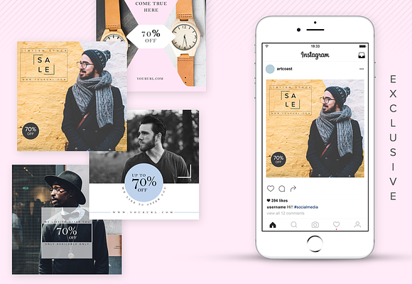 ANIMATED Modern Instagram Stories v1 in Instagram Templates - product preview 1