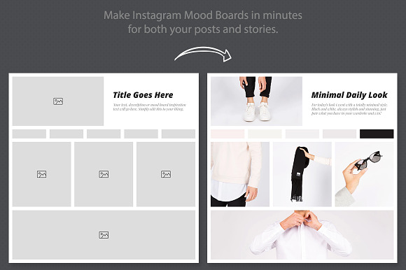 Instagram Mood Boards in Instagram Templates - product preview 2