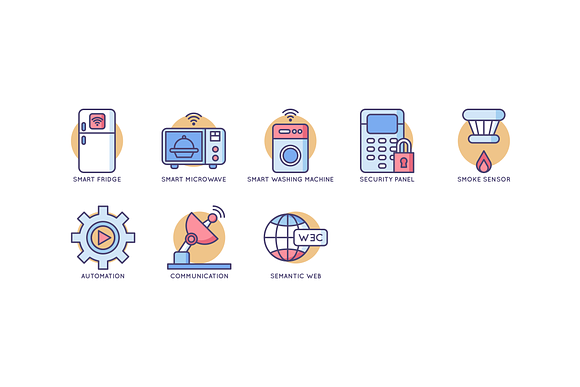 88 Smart Technology Rounded Icons in Graphics - product preview 5