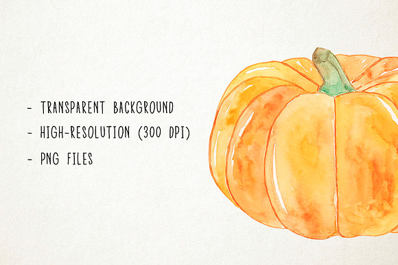 Watercolor Vegetables Clipart in Illustrations - product preview 1