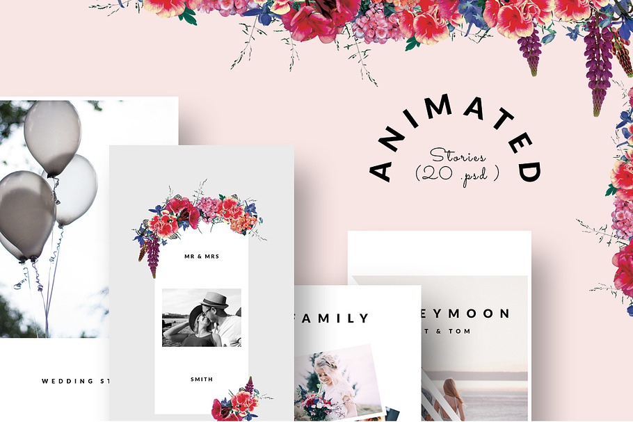 ANIMATED Instagram Stories - Wedding in Instagram Templates - product preview 8