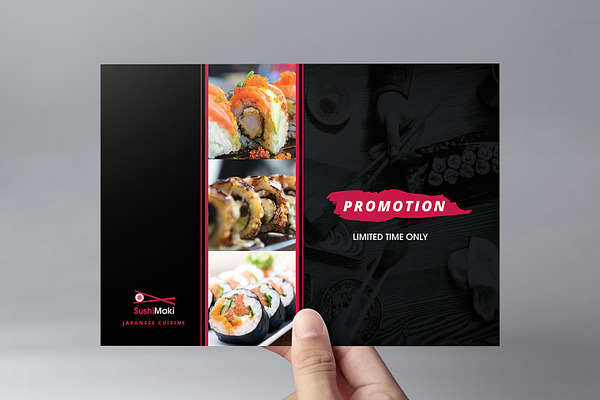 Sushi Restaurant Flyer Template