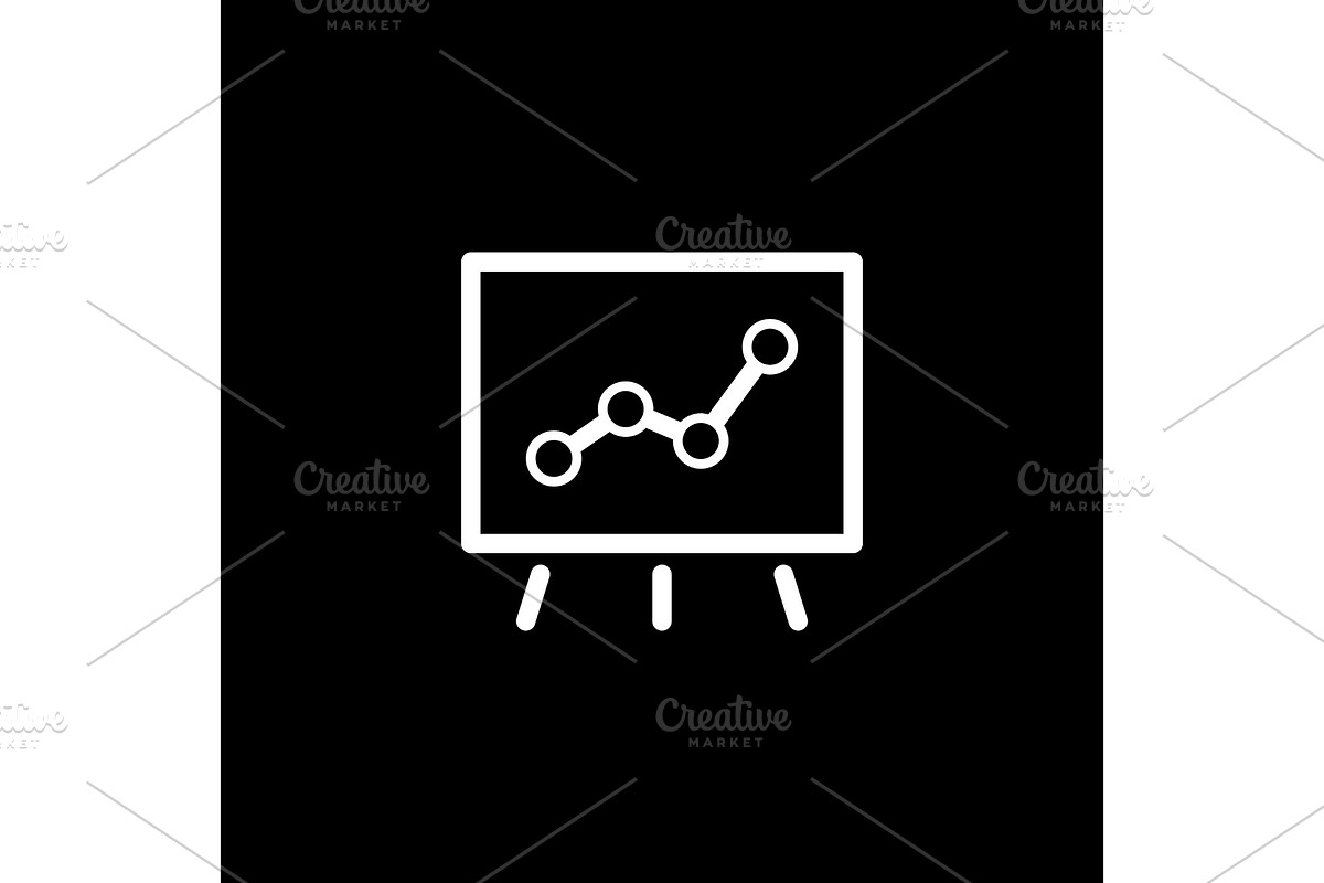 Points of Growth Icon. Business Concept. Flat Design. in Objects - product preview 8