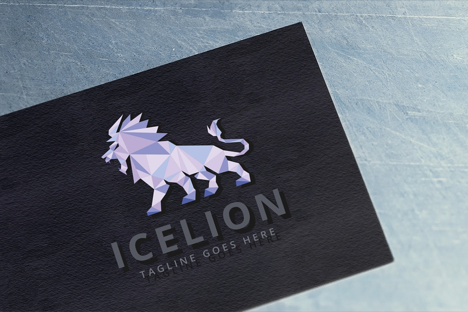 Ice Lion Logo in Logo Templates - product preview 8