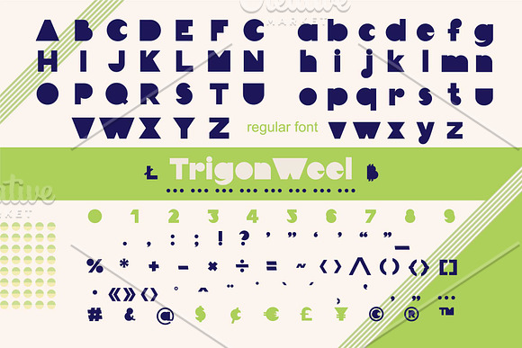 TrigonWeel color OTF font in Display Fonts - product preview 6