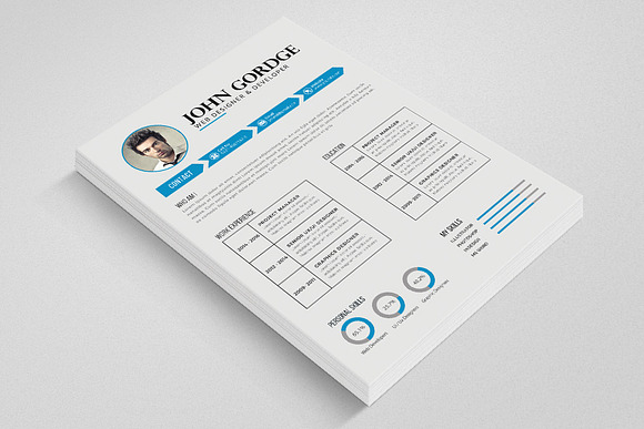Resume CV Word Format in Resume Templates - product preview 1