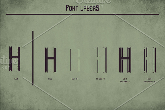Milestone Vintage Label Typeface in Display Fonts - product preview 3