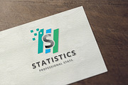 Statistics - Letter S  Logo