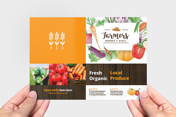 Farmers Market Flyer Template in Flyer Templates - product preview 1