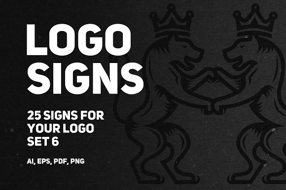 Set 6 | 25 signs for your logo in Logo Templates - product preview 2