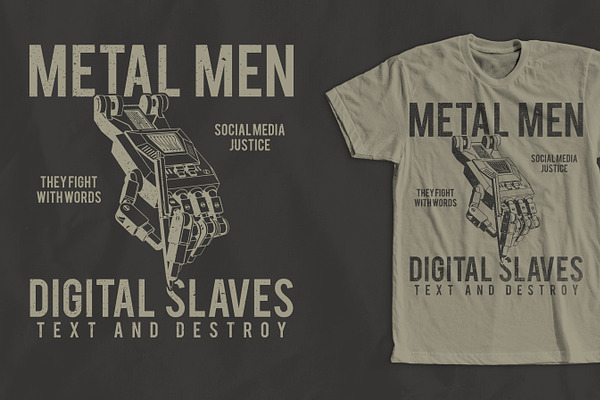 Metal Men T-Shirt Design