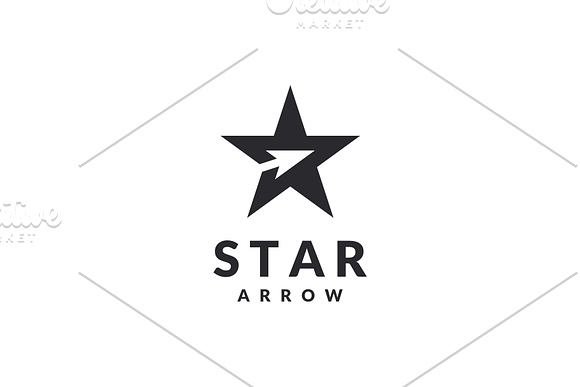 Star Arrow Logo in Logo Templates - product preview 2