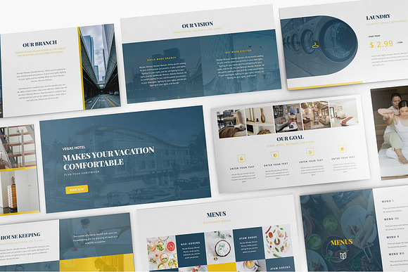 Hotel Vegas Powerpoint Template in PowerPoint Templates - product preview 2