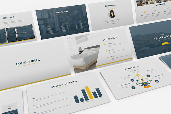 Hotel Vegas Powerpoint Template in PowerPoint Templates - product preview 4
