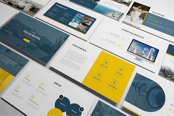 Hotel Vegas Powerpoint Template in PowerPoint Templates - product preview 5