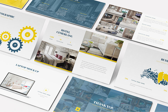 Hotel Vegas Powerpoint Template in PowerPoint Templates - product preview 7