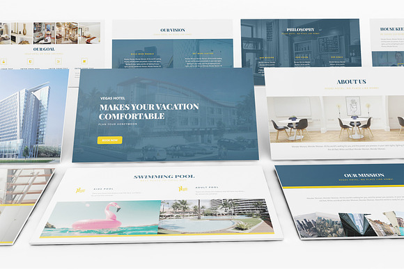 Hotel Vegas Google Slides Template in Google Slides Templates - product preview 2