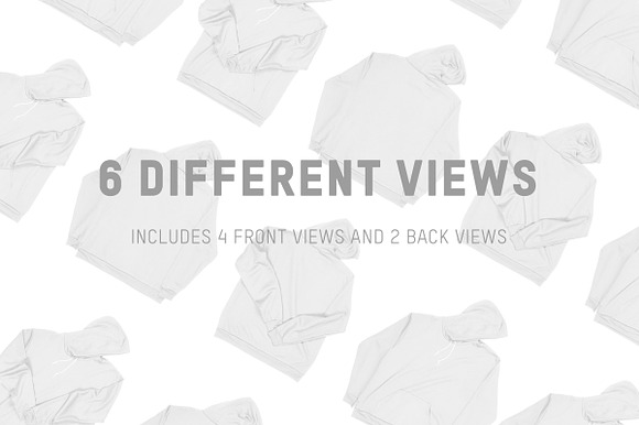 American Apparel F498 Pullover Hoody in Product Mockups - product preview 5