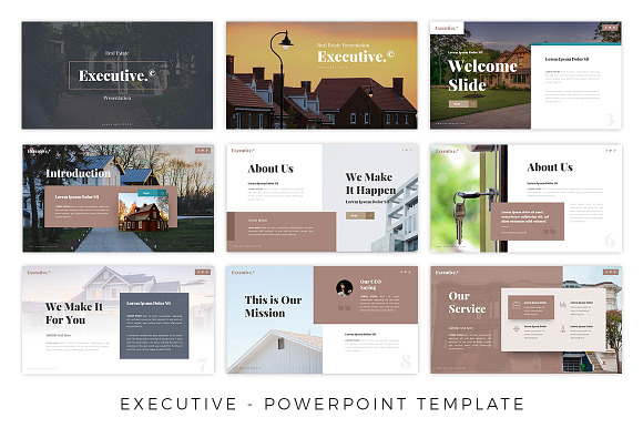 Executive - Real Estate Presentation in PowerPoint Templates - product preview 2