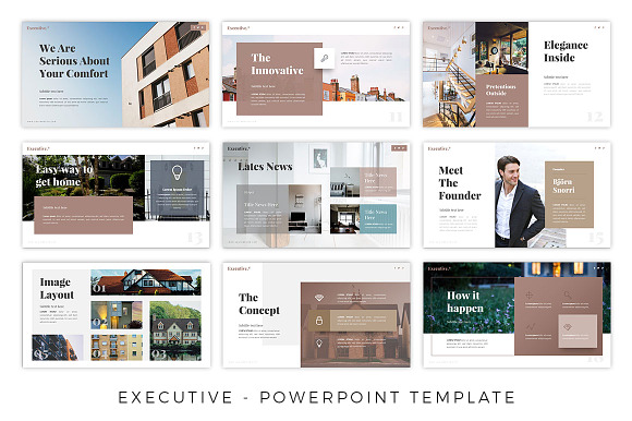 Executive - Real Estate Presentation in PowerPoint Templates - product preview 3